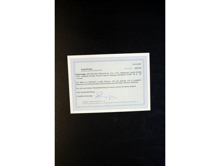 1872/1923, gestempelte reichhaltige Sammlung mit u.a. Mi.-Nr. 24, 27c, 28 (rep.), 29Ib, 49aa, 50aa, 66K-IV, 78Aa, 81Aa, 137II
