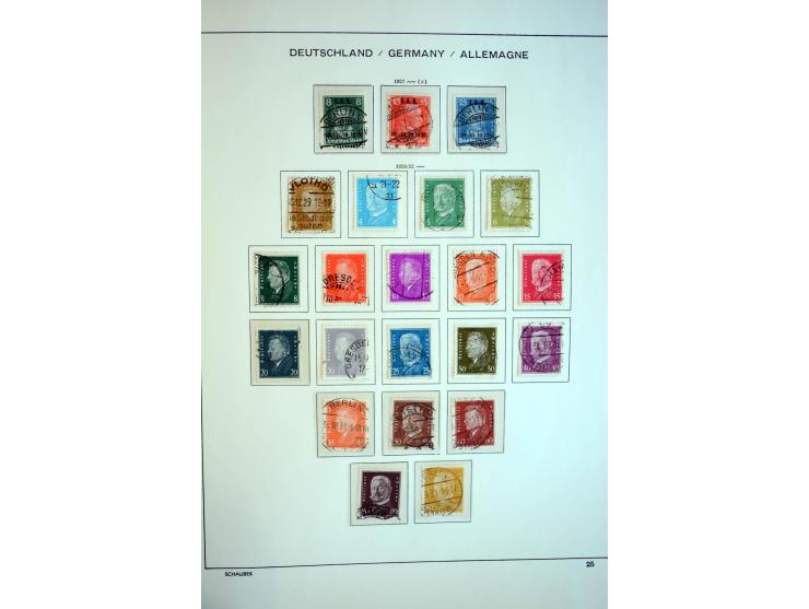 1872/1948, gestempelte Sammlung mit u.a. Mi.-Nr. 30, 66, IV F, 438-39 (2), 456-58, 496-98, Bl.1, 3 etc.