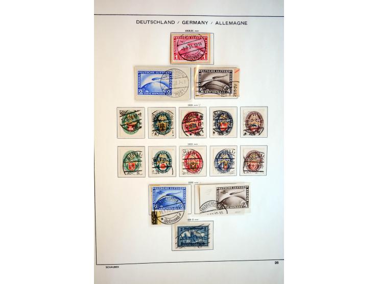 1872/1948, gestempelte Sammlung mit u.a. Mi.-Nr. 30, 66, IV F, 438-39 (2), 456-58, 496-98, Bl.1, 3 etc.