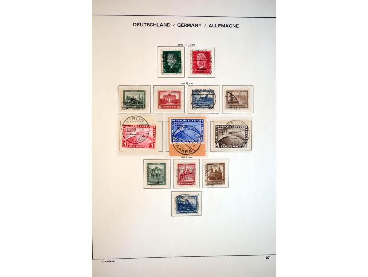 1872/1948, gestempelte Sammlung mit u.a. Mi.-Nr. 30, 66, IV F, 438-39 (2), 456-58, 496-98, Bl.1, 3 etc.