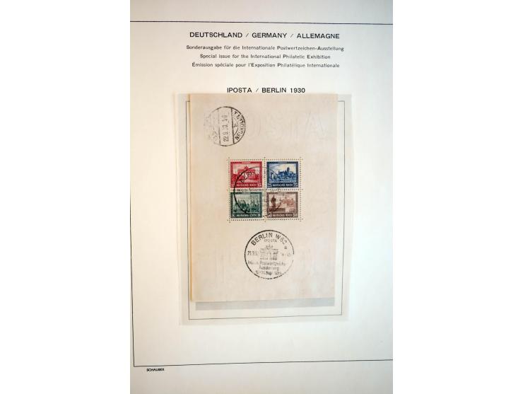 1872/1948, gestempelte Sammlung mit u.a. Mi.-Nr. 30, 66, IV F, 438-39 (2), 456-58, 496-98, Bl.1, 3 etc.