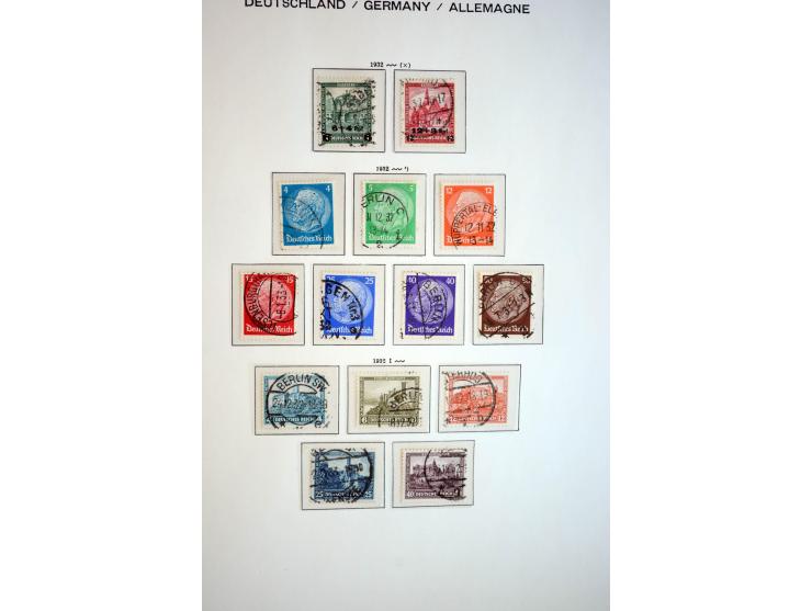 1872/1948, gestempelte Sammlung mit u.a. Mi.-Nr. 30, 66, IV F, 438-39 (2), 456-58, 496-98, Bl.1, 3 etc.