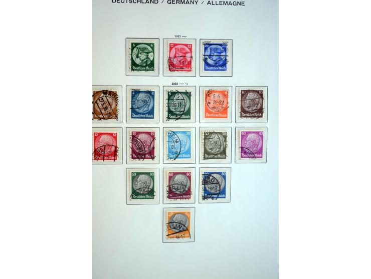 1872/1948, gestempelte Sammlung mit u.a. Mi.-Nr. 30, 66, IV F, 438-39 (2), 456-58, 496-98, Bl.1, 3 etc.