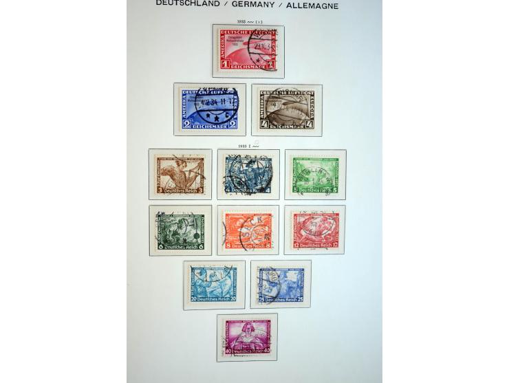 1872/1948, gestempelte Sammlung mit u.a. Mi.-Nr. 30, 66, IV F, 438-39 (2), 456-58, 496-98, Bl.1, 3 etc.