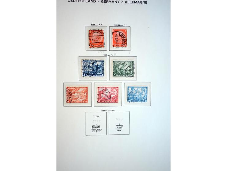 1872/1948, gestempelte Sammlung mit u.a. Mi.-Nr. 30, 66, IV F, 438-39 (2), 456-58, 496-98, Bl.1, 3 etc.