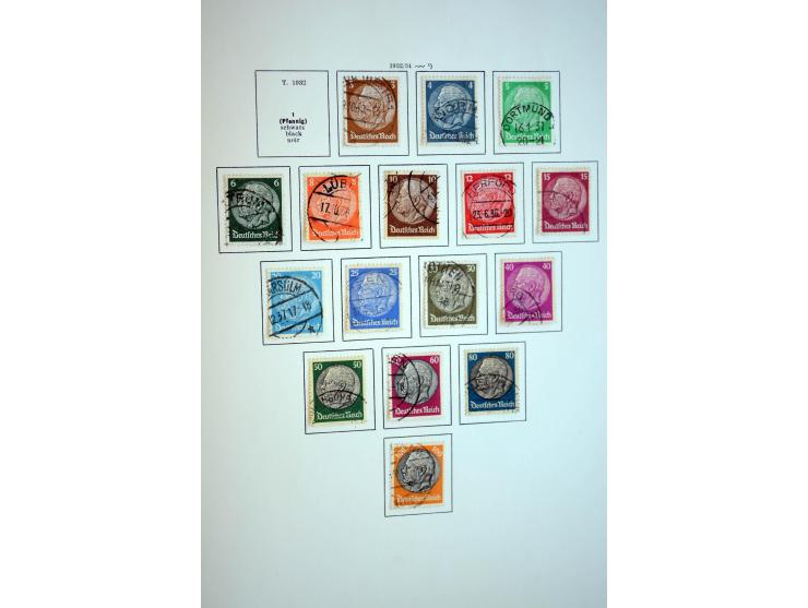 1872/1948, gestempelte Sammlung mit u.a. Mi.-Nr. 30, 66, IV F, 438-39 (2), 456-58, 496-98, Bl.1, 3 etc.