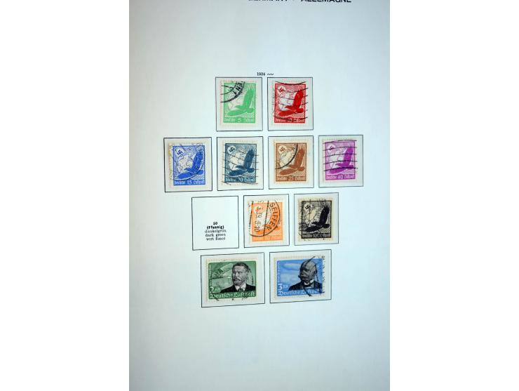 1872/1948, gestempelte Sammlung mit u.a. Mi.-Nr. 30, 66, IV F, 438-39 (2), 456-58, 496-98, Bl.1, 3 etc.