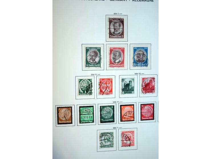 1872/1948, gestempelte Sammlung mit u.a. Mi.-Nr. 30, 66, IV F, 438-39 (2), 456-58, 496-98, Bl.1, 3 etc.