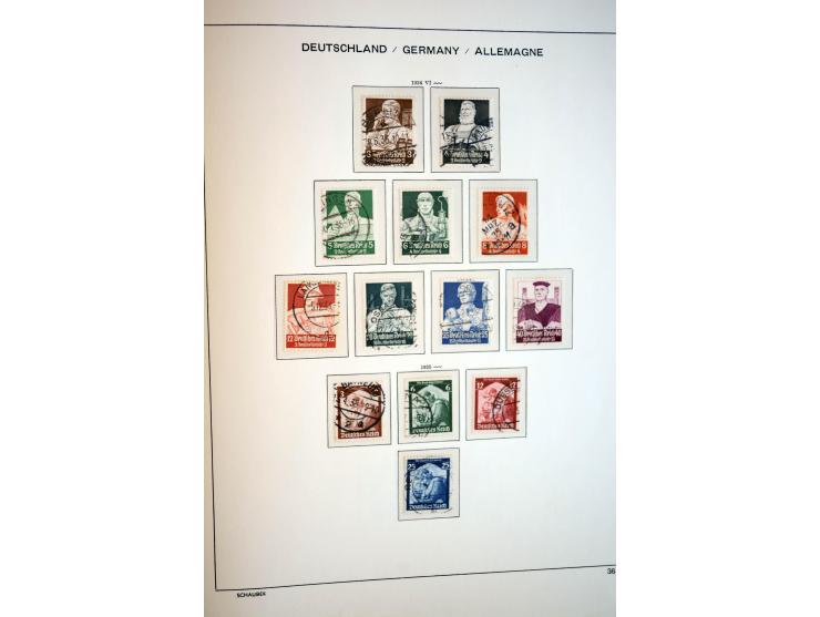 1872/1948, gestempelte Sammlung mit u.a. Mi.-Nr. 30, 66, IV F, 438-39 (2), 456-58, 496-98, Bl.1, 3 etc.