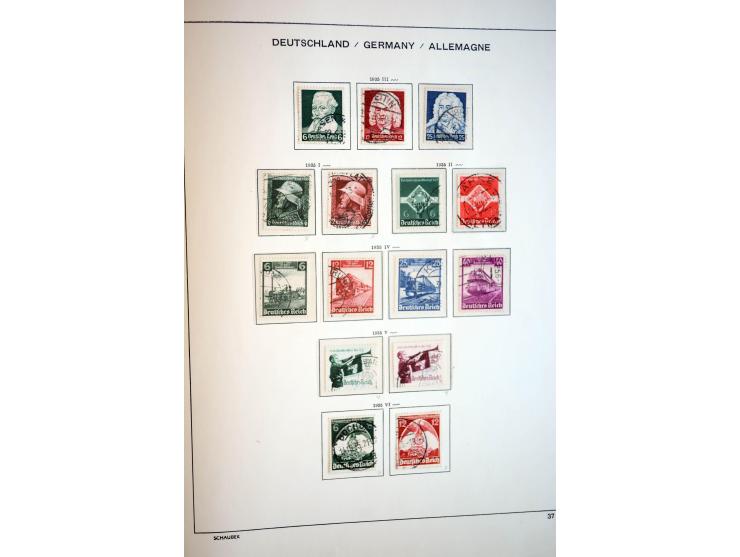 1872/1948, gestempelte Sammlung mit u.a. Mi.-Nr. 30, 66, IV F, 438-39 (2), 456-58, 496-98, Bl.1, 3 etc.