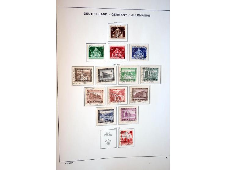 1872/1948, gestempelte Sammlung mit u.a. Mi.-Nr. 30, 66, IV F, 438-39 (2), 456-58, 496-98, Bl.1, 3 etc.