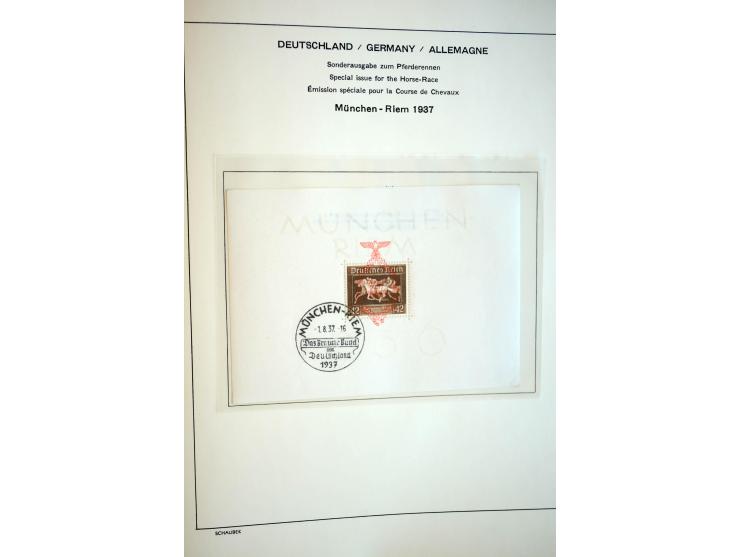 1872/1948, gestempelte Sammlung mit u.a. Mi.-Nr. 30, 66, IV F, 438-39 (2), 456-58, 496-98, Bl.1, 3 etc.