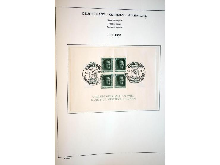 1872/1948, gestempelte Sammlung mit u.a. Mi.-Nr. 30, 66, IV F, 438-39 (2), 456-58, 496-98, Bl.1, 3 etc.