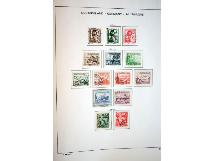 1872/1948, gestempelte Sammlung mit u.a. Mi.-Nr. 30, 66, IV F, 438-39 (2), 456-58, 496-98, Bl.1, 3 etc.