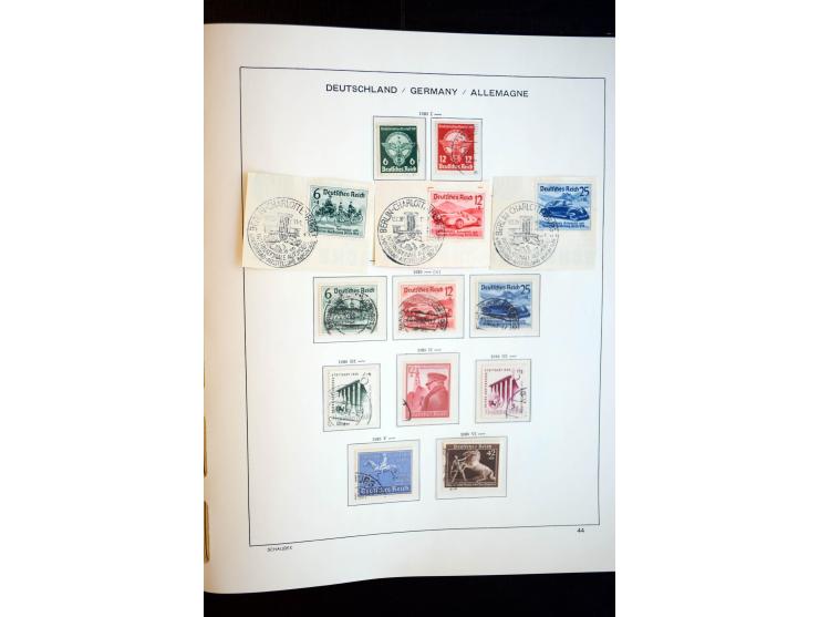 1872/1948, gestempelte Sammlung mit u.a. Mi.-Nr. 30, 66, IV F, 438-39 (2), 456-58, 496-98, Bl.1, 3 etc.