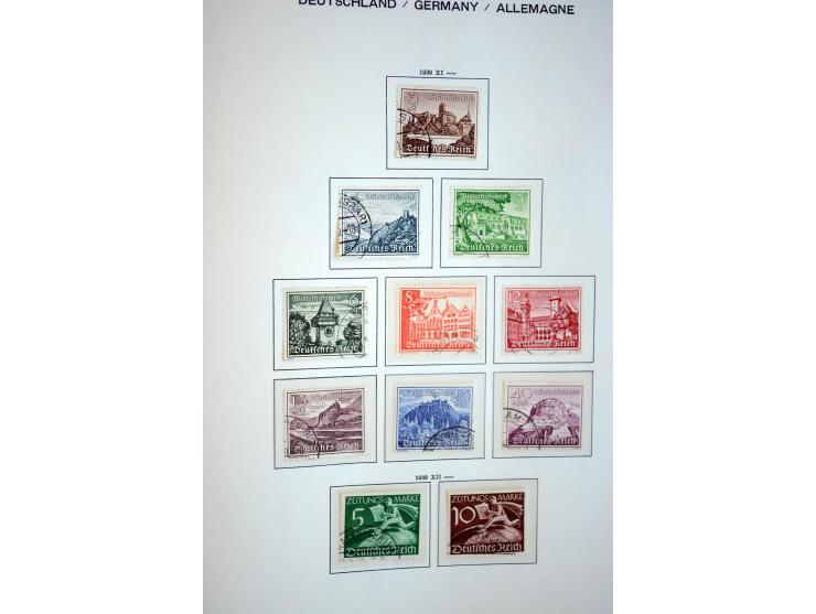 1872/1948, gestempelte Sammlung mit u.a. Mi.-Nr. 30, 66, IV F, 438-39 (2), 456-58, 496-98, Bl.1, 3 etc.