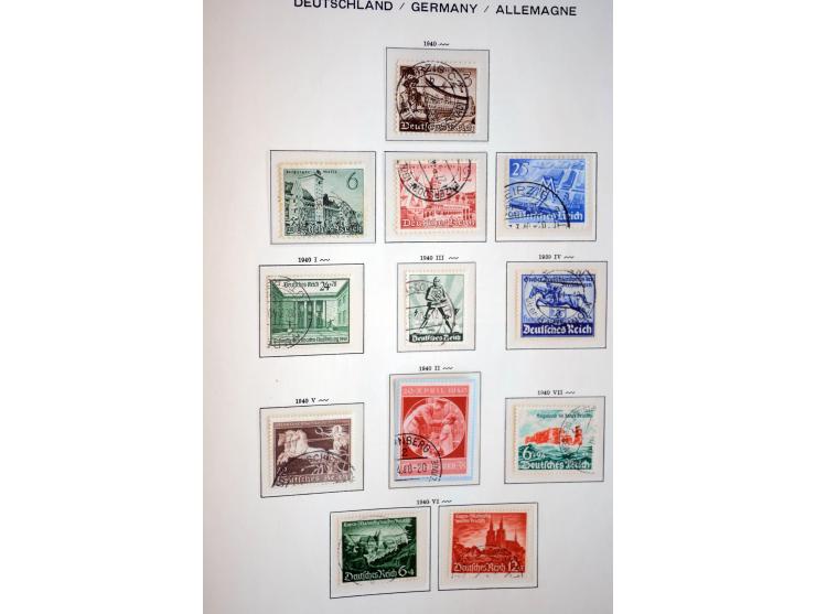 1872/1948, gestempelte Sammlung mit u.a. Mi.-Nr. 30, 66, IV F, 438-39 (2), 456-58, 496-98, Bl.1, 3 etc.