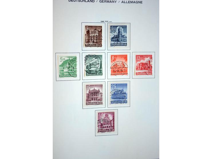 1872/1948, gestempelte Sammlung mit u.a. Mi.-Nr. 30, 66, IV F, 438-39 (2), 456-58, 496-98, Bl.1, 3 etc.