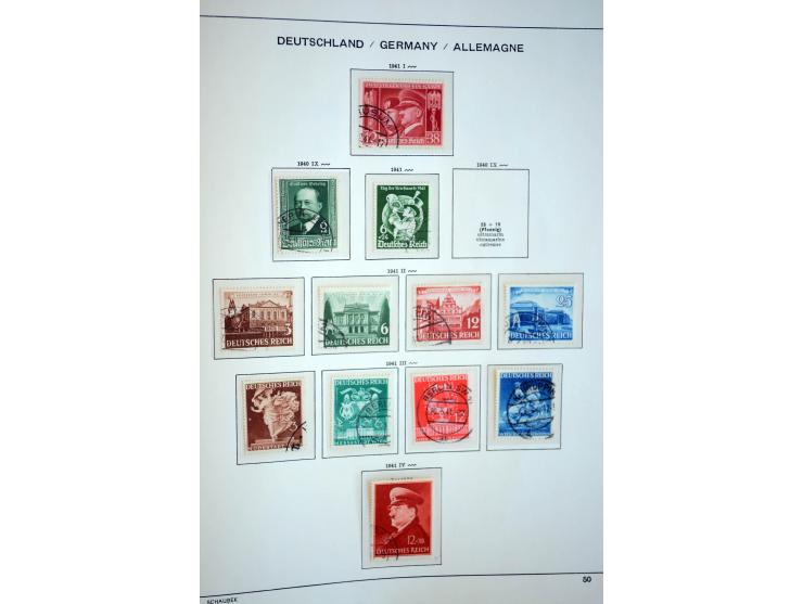 1872/1948, gestempelte Sammlung mit u.a. Mi.-Nr. 30, 66, IV F, 438-39 (2), 456-58, 496-98, Bl.1, 3 etc.