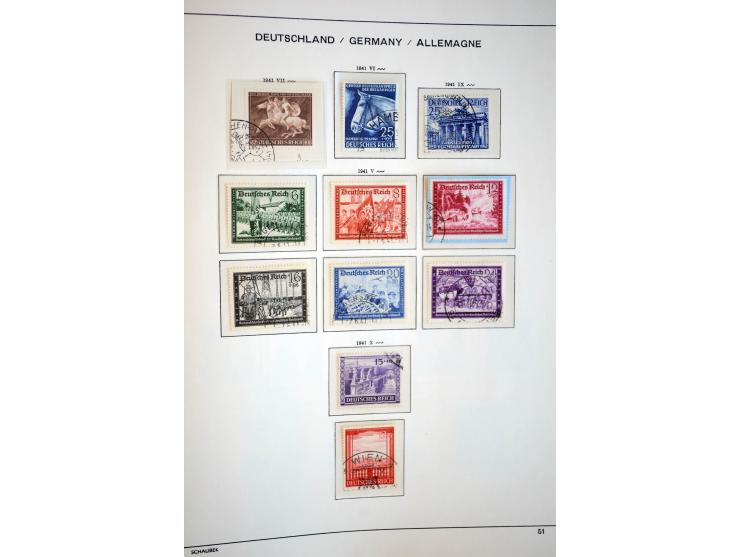 1872/1948, gestempelte Sammlung mit u.a. Mi.-Nr. 30, 66, IV F, 438-39 (2), 456-58, 496-98, Bl.1, 3 etc.