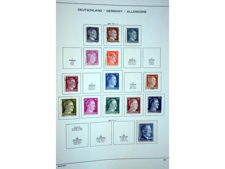 1872/1948, gestempelte Sammlung mit u.a. Mi.-Nr. 30, 66, IV F, 438-39 (2), 456-58, 496-98, Bl.1, 3 etc.