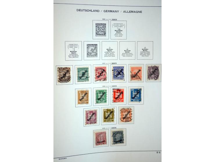 1872/1948, gestempelte Sammlung mit u.a. Mi.-Nr. 30, 66, IV F, 438-39 (2), 456-58, 496-98, Bl.1, 3 etc.