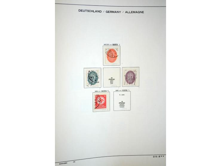 1872/1948, gestempelte Sammlung mit u.a. Mi.-Nr. 30, 66, IV F, 438-39 (2), 456-58, 496-98, Bl.1, 3 etc.