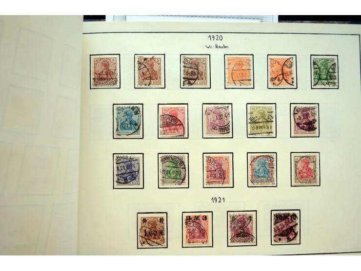1872/1945, postfrische, ungebrauchte und gestempelte Sammlung mit u.a. Mi.-Nr. 66, 438-39, 456-58, 496-98, Bl.2, 3, D65 etc.,