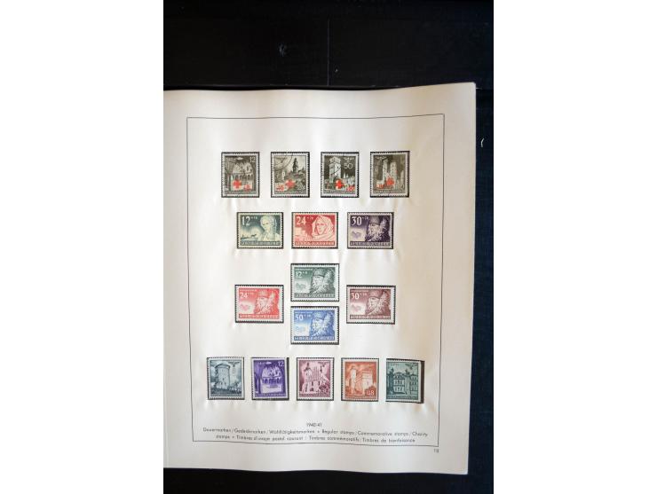 1872/1945, postfrische, ungebrauchte und gestempelte Sammlung mit u.a. Mi.-Nr. 66, 438-39, 456-58, 496-98, Bl.2, 3, D65 etc.,