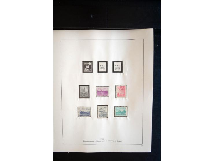 1872/1945, postfrische, ungebrauchte und gestempelte Sammlung mit u.a. Mi.-Nr. 66, 438-39, 456-58, 496-98, Bl.2, 3, D65 etc.,