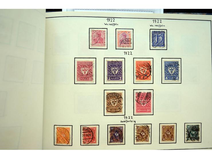 1872/1945, postfrische, ungebrauchte und gestempelte Sammlung mit u.a. Mi.-Nr. 66, 438-39, 456-58, 496-98, Bl.2, 3, D65 etc.,