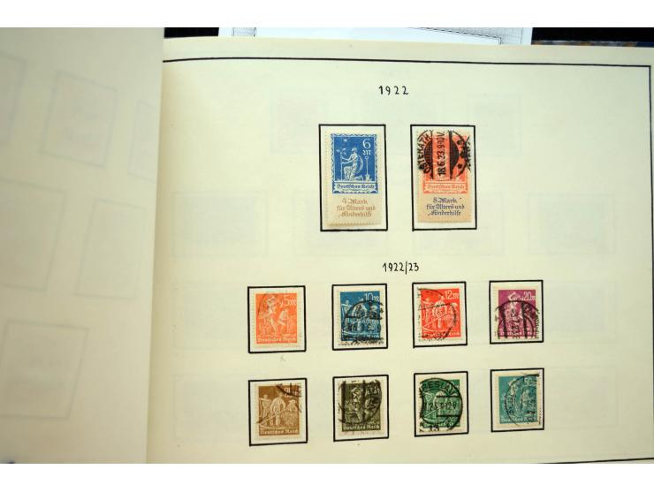 1872/1945, postfrische, ungebrauchte und gestempelte Sammlung mit u.a. Mi.-Nr. 66, 438-39, 456-58, 496-98, Bl.2, 3, D65 etc.,
