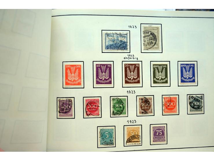1872/1945, postfrische, ungebrauchte und gestempelte Sammlung mit u.a. Mi.-Nr. 66, 438-39, 456-58, 496-98, Bl.2, 3, D65 etc.,