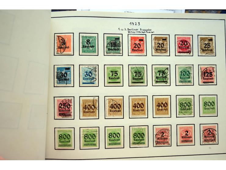 1872/1945, postfrische, ungebrauchte und gestempelte Sammlung mit u.a. Mi.-Nr. 66, 438-39, 456-58, 496-98, Bl.2, 3, D65 etc.,