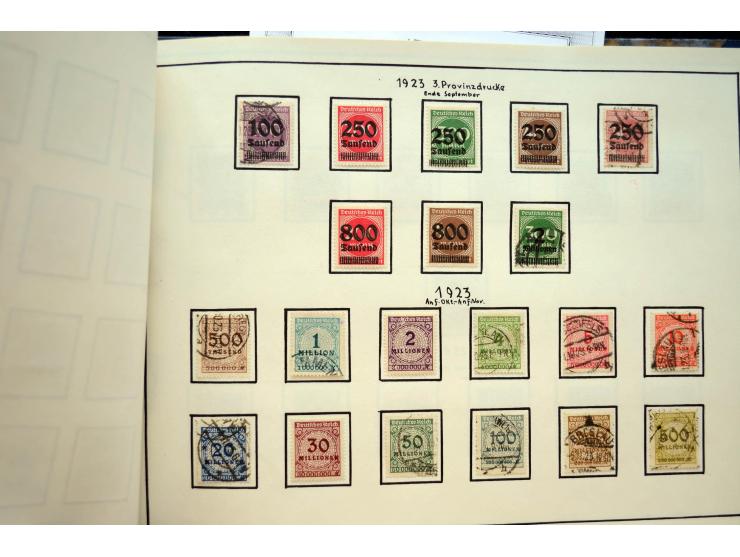1872/1945, postfrische, ungebrauchte und gestempelte Sammlung mit u.a. Mi.-Nr. 66, 438-39, 456-58, 496-98, Bl.2, 3, D65 etc.,