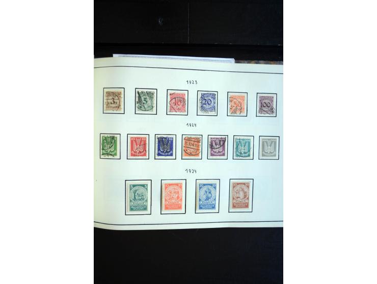 1872/1945, postfrische, ungebrauchte und gestempelte Sammlung mit u.a. Mi.-Nr. 66, 438-39, 456-58, 496-98, Bl.2, 3, D65 etc.,