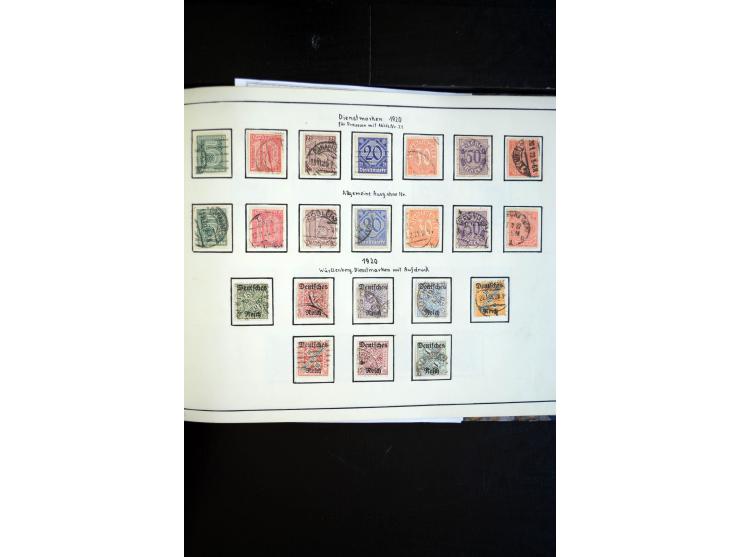 1872/1945, postfrische, ungebrauchte und gestempelte Sammlung mit u.a. Mi.-Nr. 66, 438-39, 456-58, 496-98, Bl.2, 3, D65 etc.,