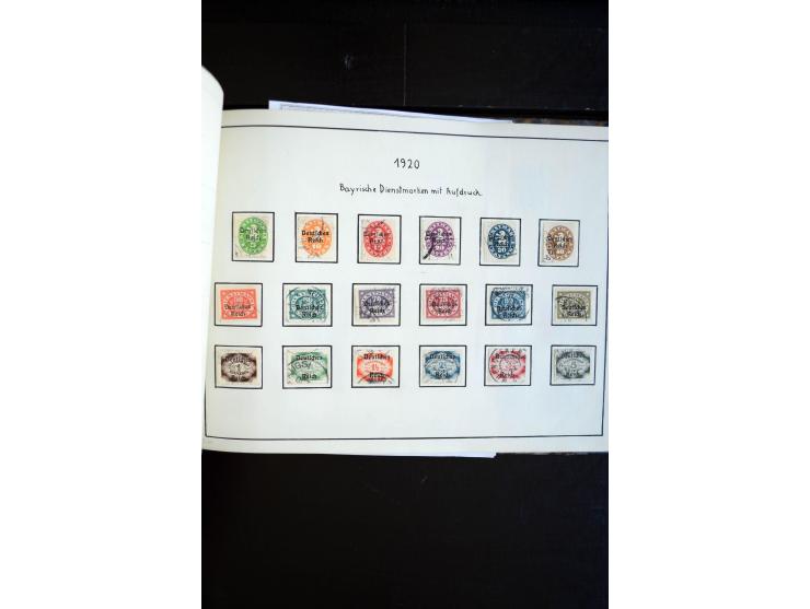 1872/1945, postfrische, ungebrauchte und gestempelte Sammlung mit u.a. Mi.-Nr. 66, 438-39, 456-58, 496-98, Bl.2, 3, D65 etc.,