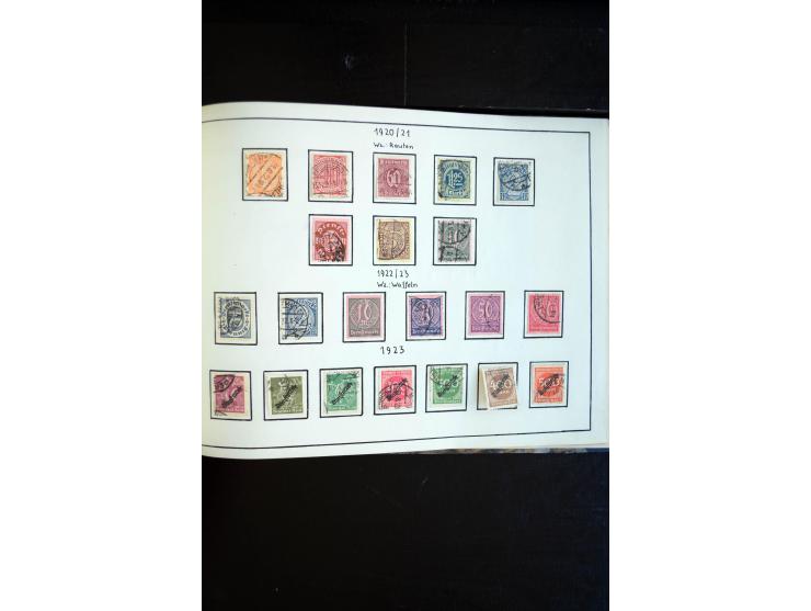 1872/1945, postfrische, ungebrauchte und gestempelte Sammlung mit u.a. Mi.-Nr. 66, 438-39, 456-58, 496-98, Bl.2, 3, D65 etc.,