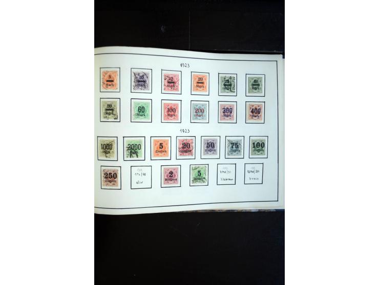 1872/1945, postfrische, ungebrauchte und gestempelte Sammlung mit u.a. Mi.-Nr. 66, 438-39, 456-58, 496-98, Bl.2, 3, D65 etc.,
