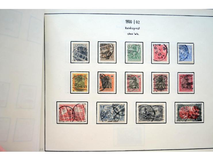 1872/1945, postfrische, ungebrauchte und gestempelte Sammlung mit u.a. Mi.-Nr. 66, 438-39, 456-58, 496-98, Bl.2, 3, D65 etc.,