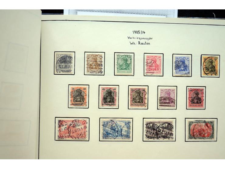1872/1945, postfrische, ungebrauchte und gestempelte Sammlung mit u.a. Mi.-Nr. 66, 438-39, 456-58, 496-98, Bl.2, 3, D65 etc.,