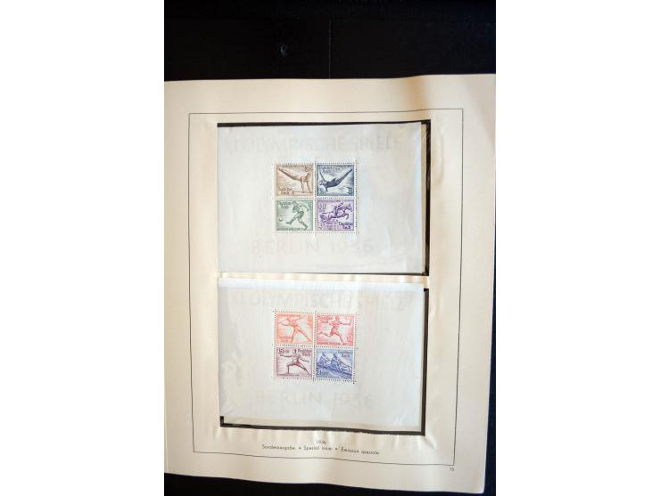 1872/1945, postfrische, ungebrauchte und gestempelte Sammlung mit u.a. Mi.-Nr. 66, 438-39, 456-58, 496-98, Bl.2, 3, D65 etc.,