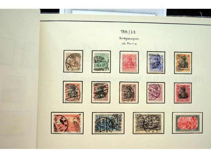 1872/1945, postfrische, ungebrauchte und gestempelte Sammlung mit u.a. Mi.-Nr. 66, 438-39, 456-58, 496-98, Bl.2, 3, D65 etc.,