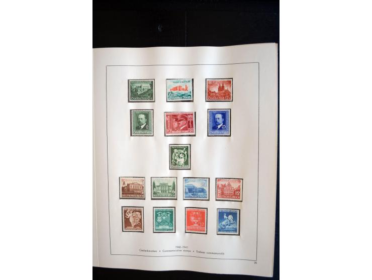 1872/1945, postfrische, ungebrauchte und gestempelte Sammlung mit u.a. Mi.-Nr. 66, 438-39, 456-58, 496-98, Bl.2, 3, D65 etc.,