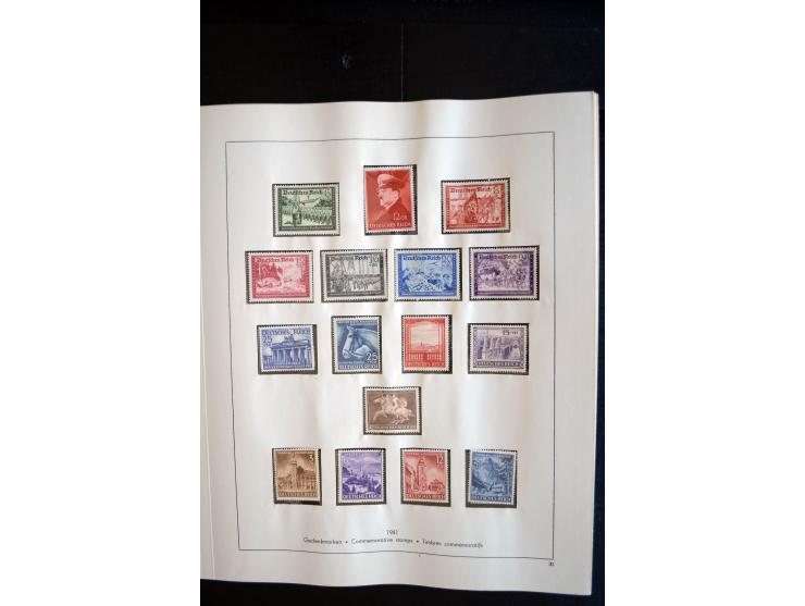 1872/1945, postfrische, ungebrauchte und gestempelte Sammlung mit u.a. Mi.-Nr. 66, 438-39, 456-58, 496-98, Bl.2, 3, D65 etc.,