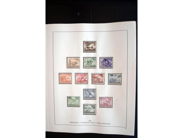 1872/1945, postfrische, ungebrauchte und gestempelte Sammlung mit u.a. Mi.-Nr. 66, 438-39, 456-58, 496-98, Bl.2, 3, D65 etc.,