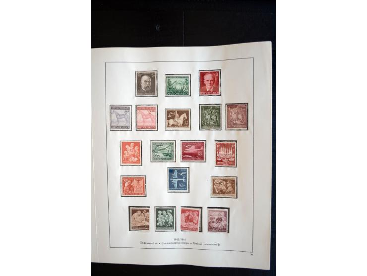1872/1945, postfrische, ungebrauchte und gestempelte Sammlung mit u.a. Mi.-Nr. 66, 438-39, 456-58, 496-98, Bl.2, 3, D65 etc.,