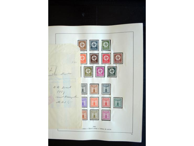 1872/1945, postfrische, ungebrauchte und gestempelte Sammlung mit u.a. Mi.-Nr. 66, 438-39, 456-58, 496-98, Bl.2, 3, D65 etc.,