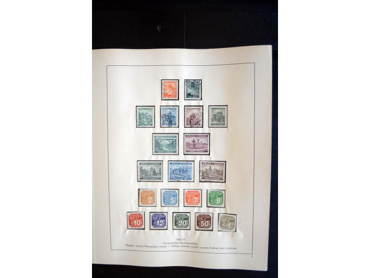 1872/1945, postfrische, ungebrauchte und gestempelte Sammlung mit u.a. Mi.-Nr. 66, 438-39, 456-58, 496-98, Bl.2, 3, D65 etc.,